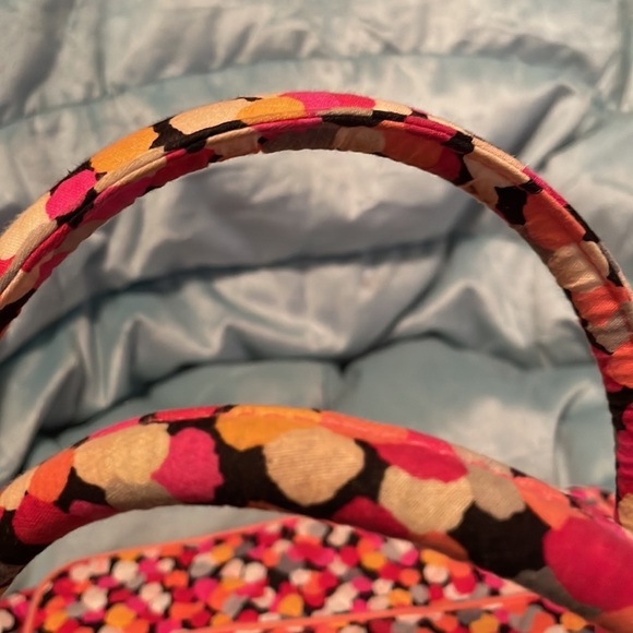 Vera Bradley Turnlock Satchel Purse in Pixie Confetti - Picture 10 of 10